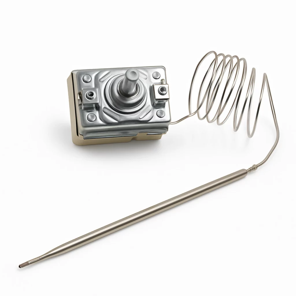 capillary thermostat commercial oven M1081 - close up - M1081/AL Capillary Oven Thermostat - Chaps Services