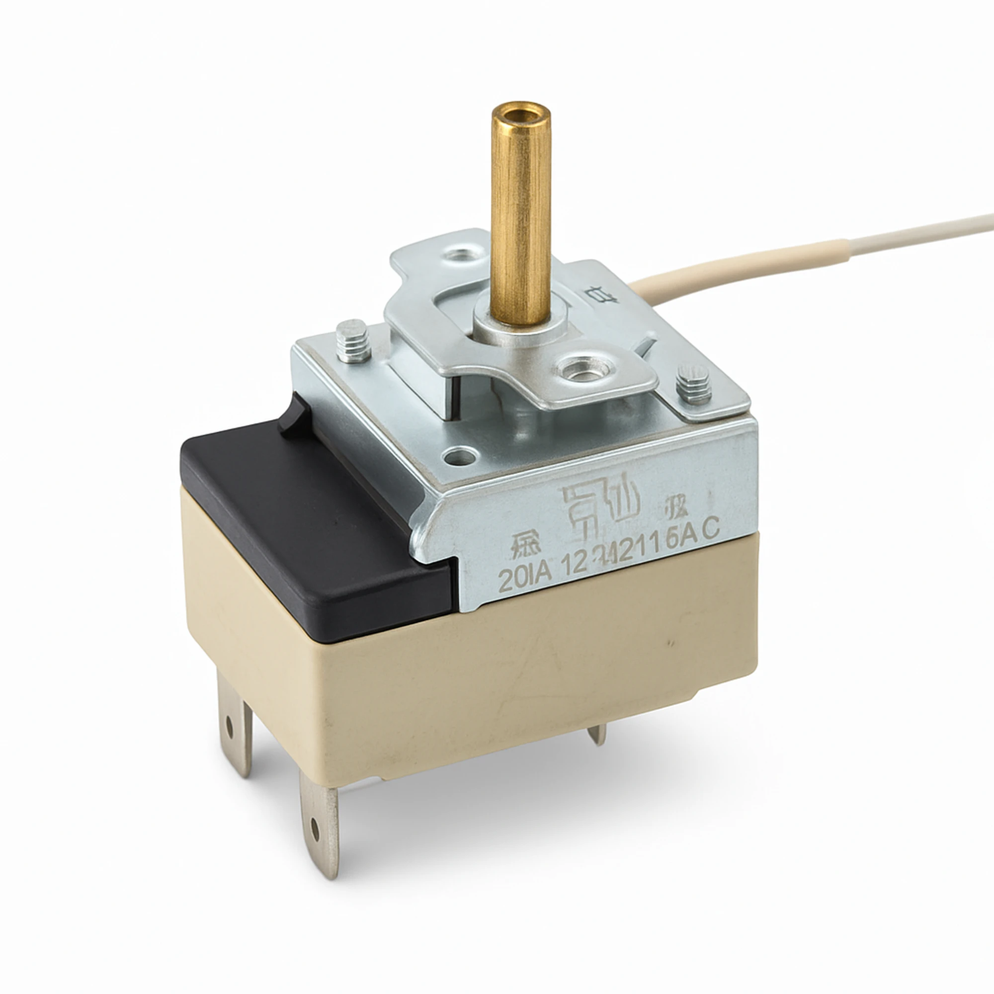 capillary thermostat 30-90 degree commercial - detail view - Capillary Thermostat 30-90°C with Knob Kit - Chaps Services